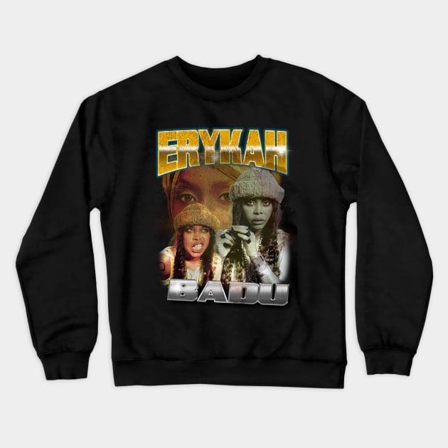 erykah badu bootleg Crewneck Sweatshirt by Fatdukon